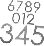 Hoement 1 Set House Address Number Self Adhesive Door Numbers for Easy Visibility for Mailbox Office Hotel Room Garden Durable Address Labels