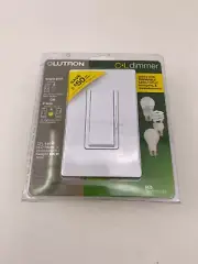 Lutron Diva LED+ Dimmer for Dimmable LED, Halogen and Incandescent Bulbs White