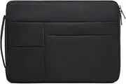 HYZUO 13.3-14 Inch Laptop Sleeve Bag for MacBook Pro 14, MacBook Air/Pro 13, 13.8"/13.5" Surface Laptop/Book, Portable Notebook Case for 13" HP Dell Lenovo ThinkPad Asus Acer Samsung, Classic Black