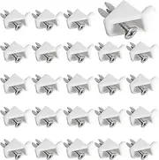 24PCS Shelf Support Pins, White Shelf Brackets Plastic Shelf Support Pegs Replacement Shelf Holder Pins Spare Part Compatible with IKEA Pax KOMPLEMENT for Wardrobe Cabinet Furniture Shelves Repair