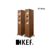 在飛比找PChome商店街優惠-英國 KEF R7 Meta 中型三音路落地式揚聲器 核桃木