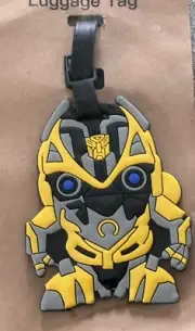 Transformers Bumble Bee Luggage Tag Silicone Travel Bag Identification Label NIP
