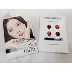 DIOR 智秀 迪奧癮誘唇膏試色卡 含唇刷 0.25G*4 2024/11 #100#525 #720 #DIOR8