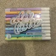 Ooly Color Lustre Metallic Colors - 10 Brush Markers