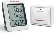 Digital Hygrometer Indoor Outdoor Thermometer Wireless Temperature and Humidity