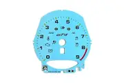 Porsche 981 718 Cayman GT4 Tachometer Gauge Face Dial Miami Blue Manual