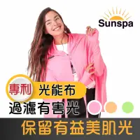 在飛比找momo購物網優惠-【SUN SPA】真 專利光能布 UPF50+ 濾光裙 防曬