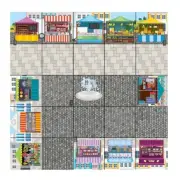 Bee-Bot Marketplace Mat | Educational Fun mats Programmable Robot Toys for Kids