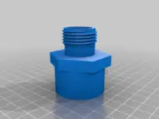 1 1/2" to 3/4" NPT to Garden hose adapter