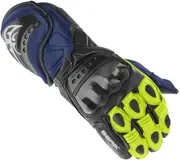 Berik TX-1 Motorcycle Gloves, black-blue, Size S for Men Black Blue