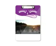Evening Glow Art Deco Fashion Tongue Clipboard Folder File Pad Storage Plate A4