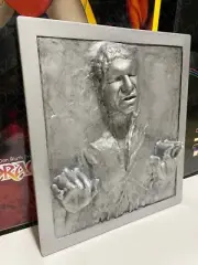 Star Wars Scaled Han Solo Carbonite Plaque Wall Decor Figure Statue 17.5"