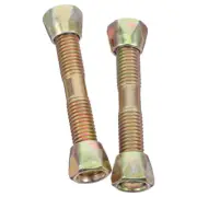 2 Pcs Hanging Basket Accessories Spring Swing Fittings Screws for Outdoors