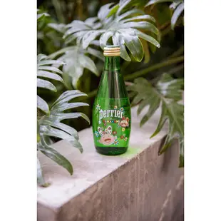 【PERRIER X TAKASHI MURAKAMI】村上隆 法國 沛綠雅 氣泡天然礦泉水 750ML 玻璃瓶 聯名