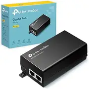 TP-Link 802.3at/af Gigabit PoE Injector | Non-PoE to PoE Adapter | Supplies PoE (15.4W) or PoE+ (30W) | Plug & Play | Desktop/Wall-Mount | Distance Up to 100m (TL-PoE160S) (UK Version)