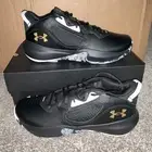 Under Armour Adult UA Lockdown 6 Basketball Shoes Black/Gold 3025616-003 Size 13