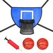 Mini Basketball Hoop for Trampoline with Enclosure Basketball Stand Trampoline