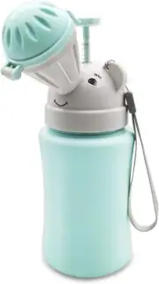 Travel Potty, Portable Elephant Leakproof Urinal Emergency Toilet Pee Bottle ...