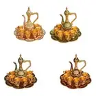Turkish Coffee Pot Set Home Decoration Tea Tray for Holiday Home Dining Room