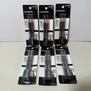 6 Covergirl Easy Breezy Fill Define Eye Brow Pencils & Sharpener 510 Soft Brown