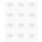 Corner Shower Bathroom Storage Racks 4 Pcs Caddy Adhesive Replacement Hook