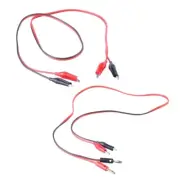 Alligators Clips Electric Test Leads Double-ended Crocodiles Test Clips 2 Color