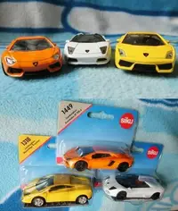 在飛比找Yahoo!奇摩拍賣優惠-德國合金小汽車 橘色跑車 藍寶堅尼 lamborghini 