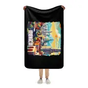 Mexico City Sherpa Fleece Blanket