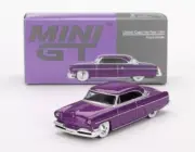 1:64 LINCOLN CAPRI HOT ROD 1954 PURPLE METALLIC #757 MINI GT