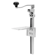 Commercial Can Opener Heavy Duty, Manual Can Opener with Plated Steel Base for Restaurant, Food Stor Silver
