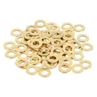 70Pcs Brass Flat Washer, M5 5 x 10 x 0.8mm Fenders Washers Assortment