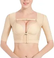 Compression Garment Post Surgery Lipo Upper Arm Shaper Slimmer Tops with Breast Support Band