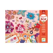 Djeco The Flower Garden Multi Kids/Children Creative Craft Art Box Set 6y+