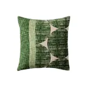 Kas Australia Sima Filled Cushion/Throw Pillow Home Decor Square 50x50cm GRN