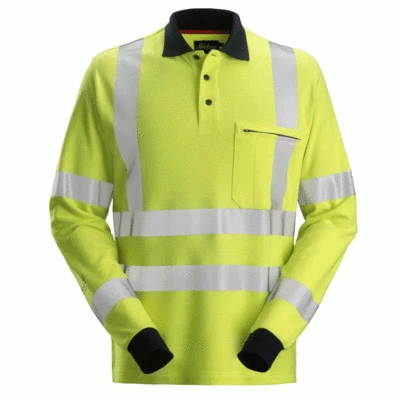 Snickers 2661 ProtecWork, Anit-Static Flame Retardant Long Sleeve Hi-Vis Shirt,