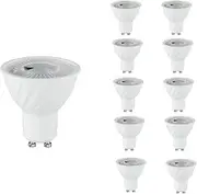 CY LED 6W MR16 GU10 LED Bulbs, 50W Halogen Bulbs Equivalent, 500lm,Warm White 3000K, 120°Beam Angle, Recessed Lighting, Track Lighting, LED Light Bulbs, Pack of 10 Units
