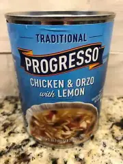 10 CANS Progresso Traditional Chicken & Orzo with Lemon Soup 18.5 oz Can