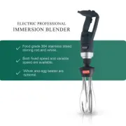 Commercial Handheld Immersion Blender Variable Mixer with Whisk no Stick
