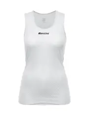 Santini Lieve Sleeveless Women's Baselayer - White Size XS