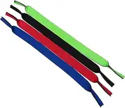 [DOITOOL] Glasses Chains 4 Pack Eyewear Retainer Holders Sturdy Sbr Material for Sports Outdoor Activities