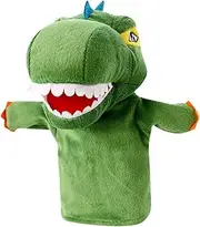 Vaguelly Dinosaur Shape Plush Hand Puppet Adorable Interactive for Parent Playtime Soft and Comfortable for Storytelling and Imagination Activities