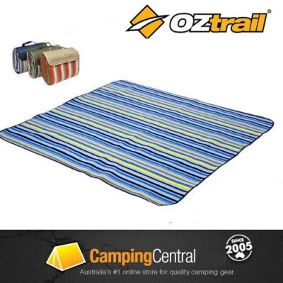 OZTRAIL 1.5 x 1.5m PICNIC RUG BLANKET CAMPING FLOORING RUG MAT