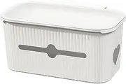 Bedside Hanging Caddy, 10.4x6.5x5 Sturdy Dorm Bedside Holder with 2 Holes, Lightweight Practical Plastic Bed Shelf for Home, Office, School, Dorm, Room