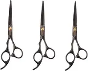 VICASKY Professional Stainless Steel Hair Cutting Scissors for Home and Salon Use Barbershop Shears with Flat Cutting Edge Ergonomic Design for Comfort for Hairstyles