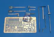 Royal Model 1/35 Sd.Kfz.250 / Sd.Kfz.251 Tools and Holders WWII Update Set 498