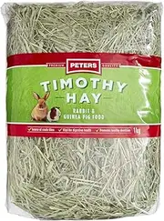 Timothy Hay Usa Rabbit & Guinea Pig Food 1Kg (Peters)