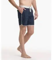 Vuori Men’s Cruise Boardshorts - Blue Ink Hydrangea V314