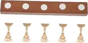 SOESFOUFU 1 Set Nail Base Display Shelf Clay Nail Art Tools Show Rack Display Shelves Fake Nails Nail Stand for Press on Nails Press on False Nails Stand Refer to Magnet Rectangle