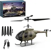 MD500 RC Helicopter, 2.4G 4CH 6-axis Gyroscope One Key Take Off/Landing Remote Control Helicopter, RC Aircraft for Adults (RTF Version)