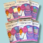 Original Turbie Twist Microfiber Hair Towel CREAM Super Absorbent One Size